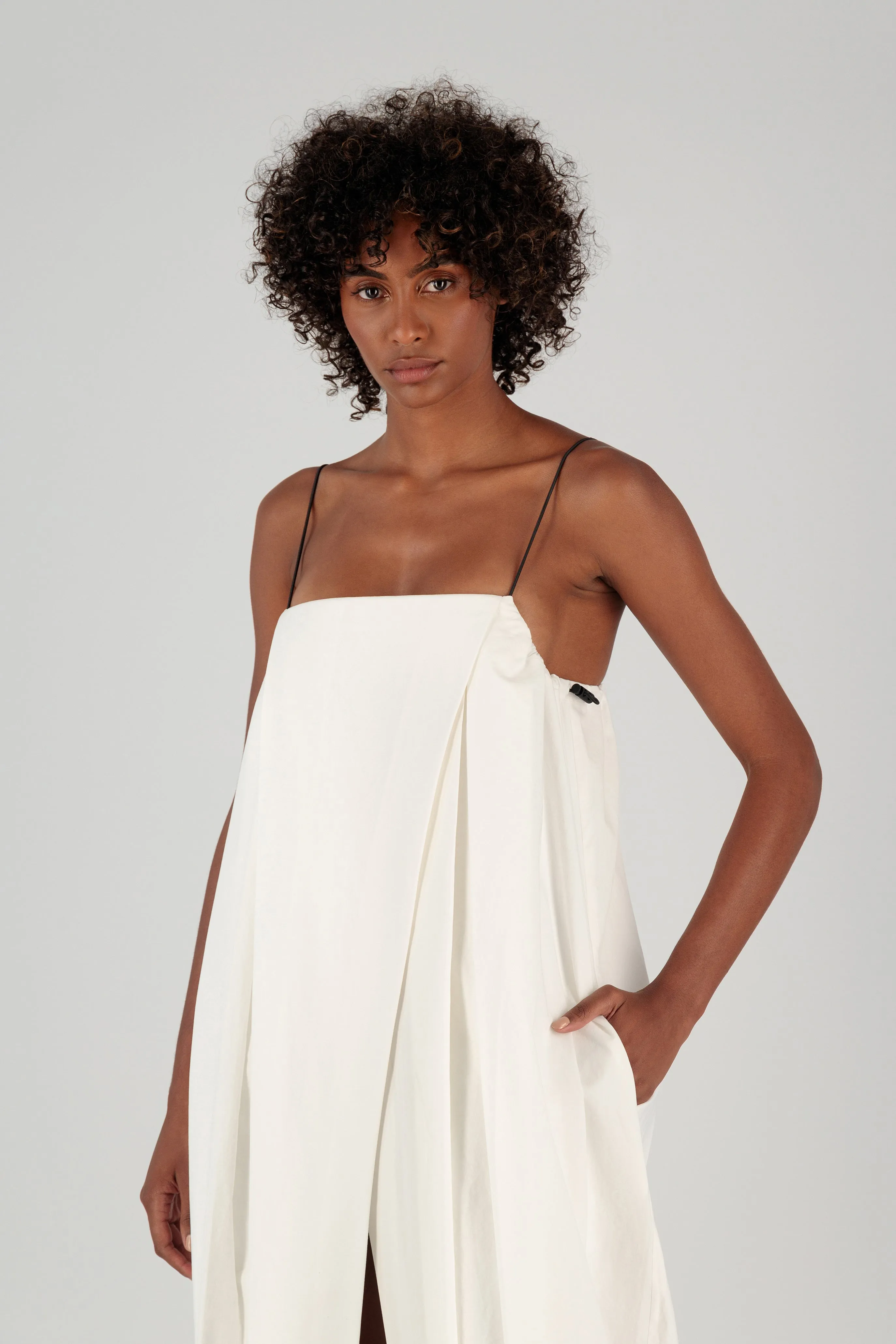 WRAP BALLOON DRESS