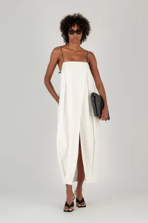 WRAP BALLOON DRESS