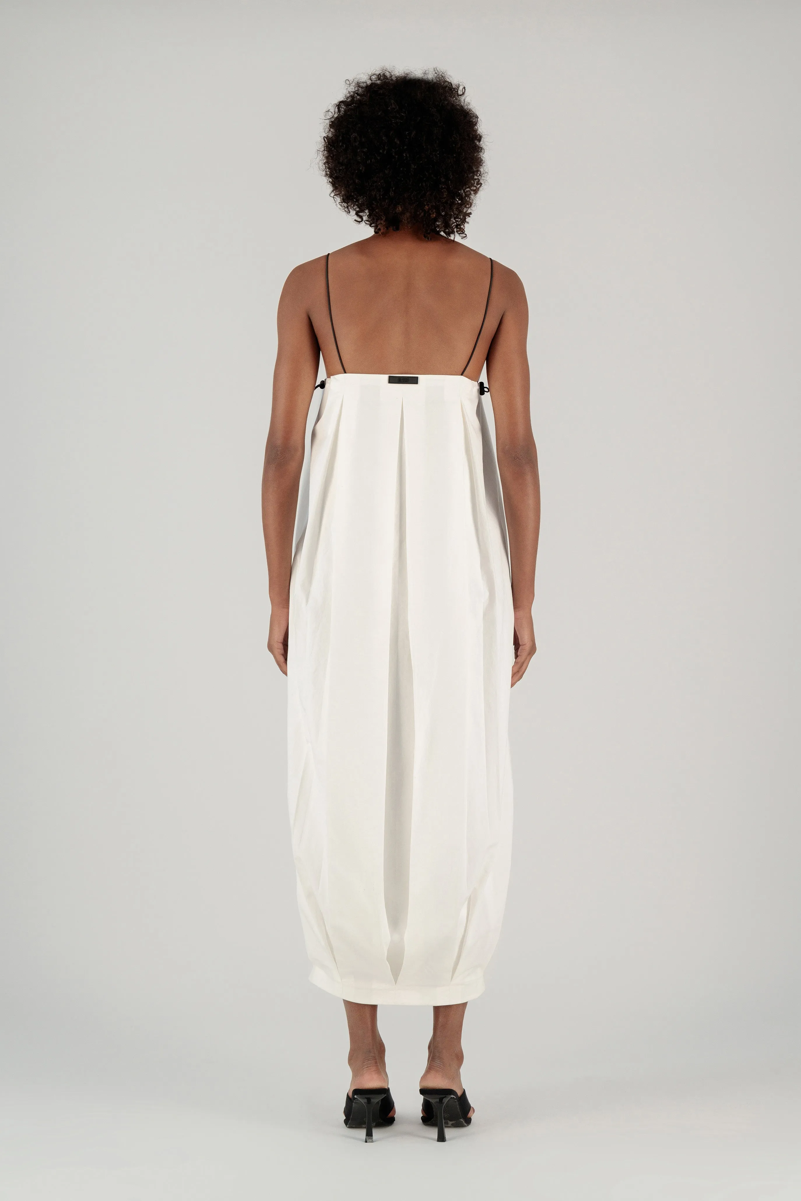 WRAP BALLOON DRESS
